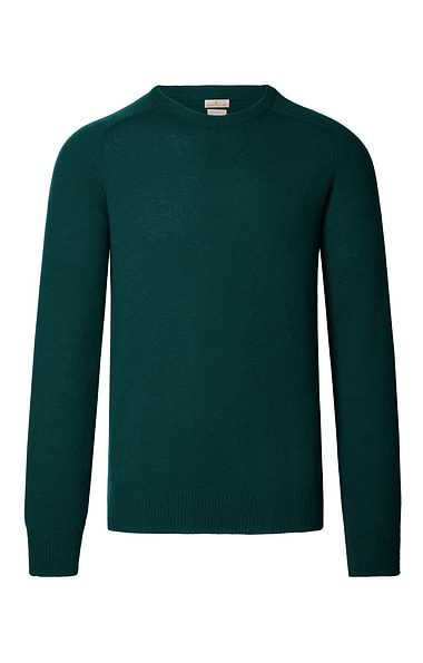 Men's House of Bruar 2-ply Lambswool Crew Neck