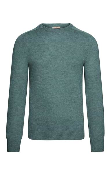 Men's House of Bruar 2-ply Lambswool Crew Neck