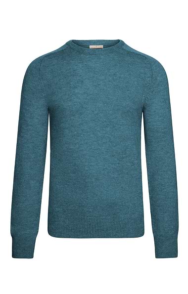 Men's House of Bruar 2-ply Lambswool Crew Neck