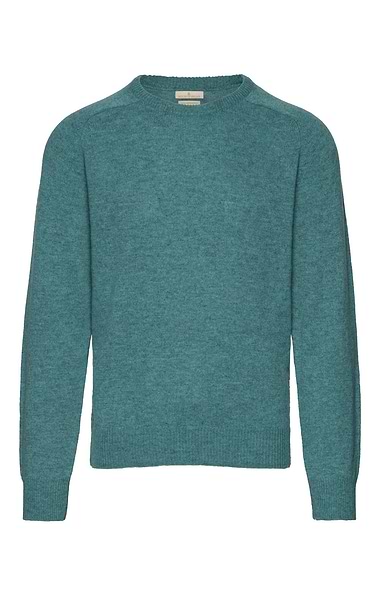 Men's House of Bruar 2-ply Lambswool Crew Neck