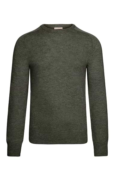 Men's House of Bruar 2-ply Lambswool Crew Neck