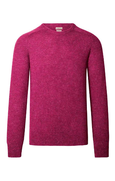 Men's House of Bruar 2-ply Lambswool Crew Neck
