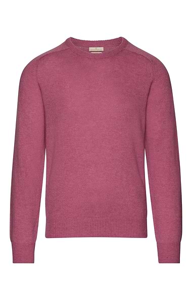 Men's House of Bruar 2-ply Lambswool Crew Neck