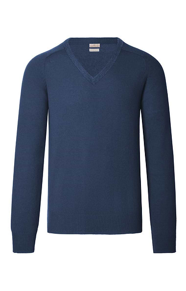 Men's 2-Ply Lambswool V-Neck