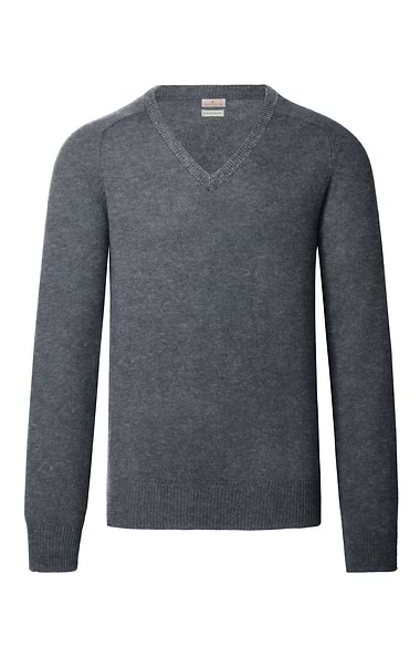 Men's 2-Ply Lambswool V-Neck