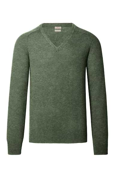 Men's 2-Ply Lambswool V-Neck