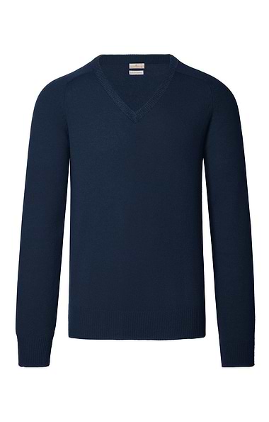 Men's 2-Ply Lambswool V-Neck