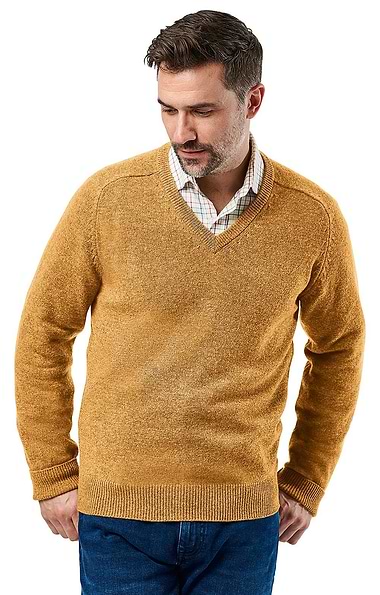 Men's 2-Ply Lambswool V-Neck