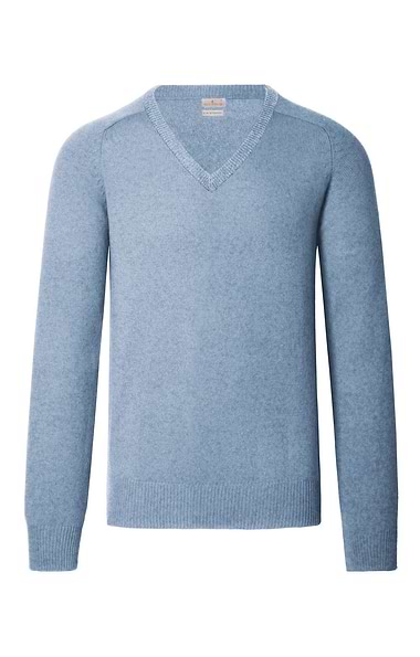 Men's 2-Ply Lambswool V-Neck