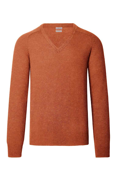 Men's 2-Ply Lambswool V-Neck