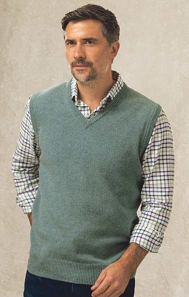 Men's 2-ply Lambswool Slipover