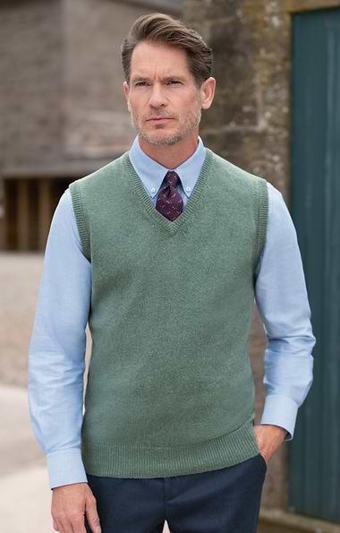 Men's 2-ply Lambswool Slipover