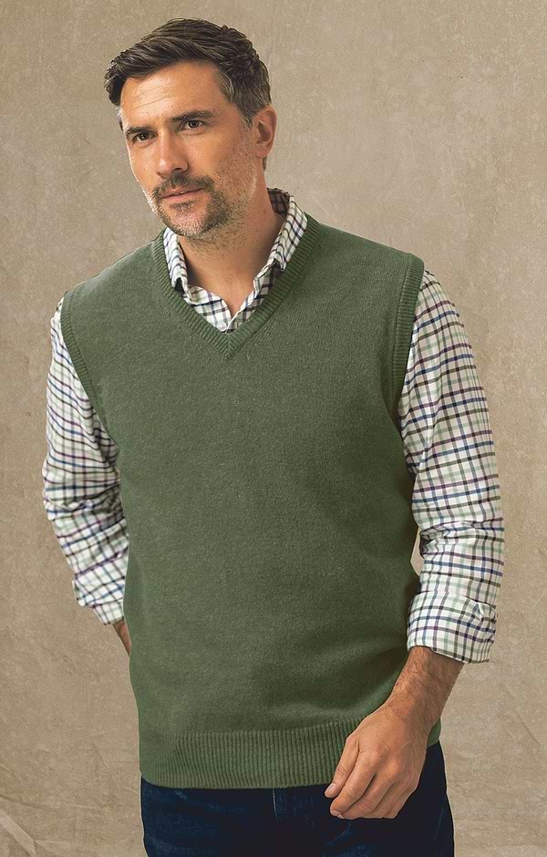 Men's 2-ply Lambswool Slipover