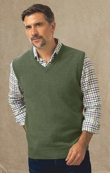 Men's 2-ply Lambswool Slipover