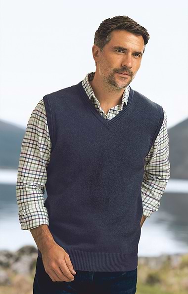 Men's 2-ply Lambswool Slipover