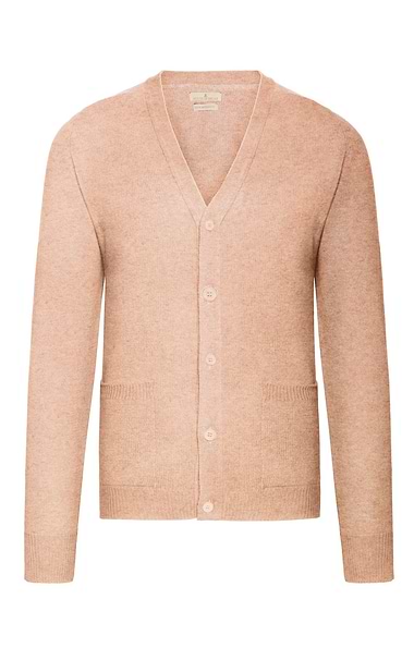 Men's House of Bruar 2-Ply Lambswool V-Neck Cardigan