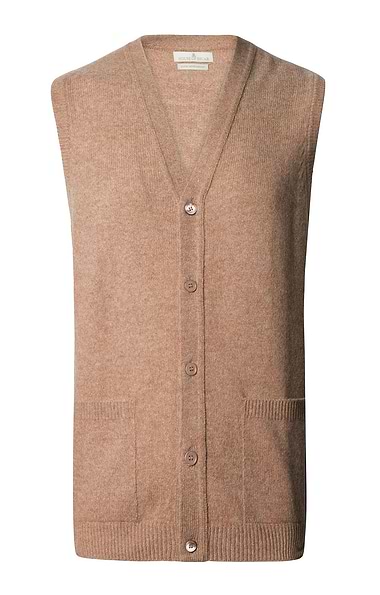 House of Bruar Men's 2-Ply Lambswool Waistcoat