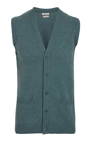House of Bruar Men's 2-Ply Lambswool Waistcoat