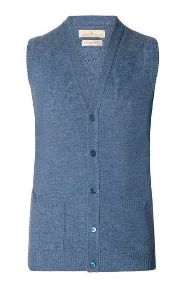 House of Bruar Men's 2-Ply Lambswool Waistcoat