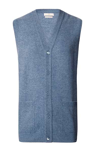 House of Bruar Men's 2-Ply Lambswool Waistcoat