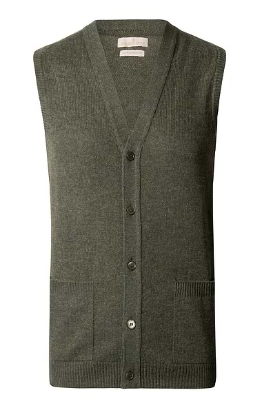 House of Bruar Men's 2-Ply Lambswool Waistcoat