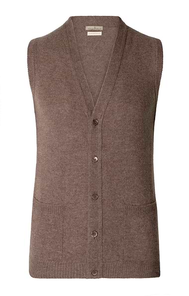 House of Bruar Men's 2-Ply Lambswool Waistcoat