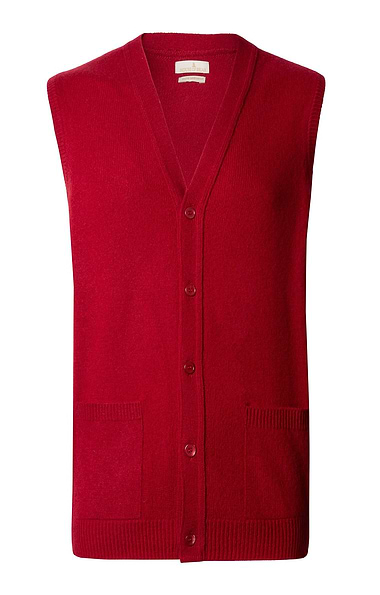 House of Bruar Men's 2-Ply Lambswool Waistcoat