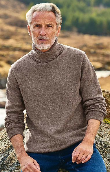 Men's Classic Roll Neck Sweater