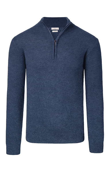 Men's Country Lambswool T-Zip Sweater