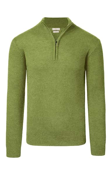 Men's Country Lambswool T-Zip Sweater