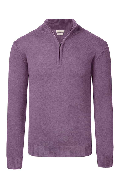Men's Country Lambswool T-Zip Sweater