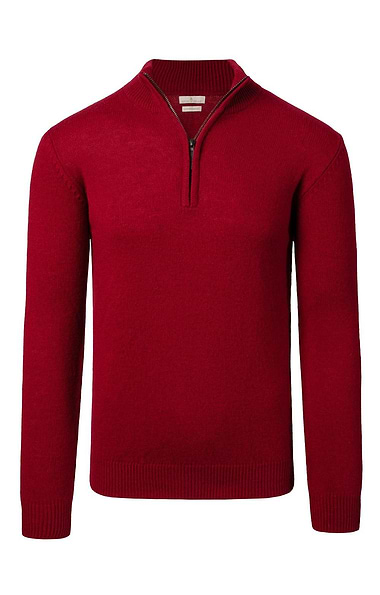 Men's Country Lambswool T-Zip Sweater
