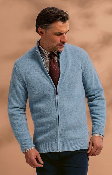 Men's Country Lambswool Zip Jacket