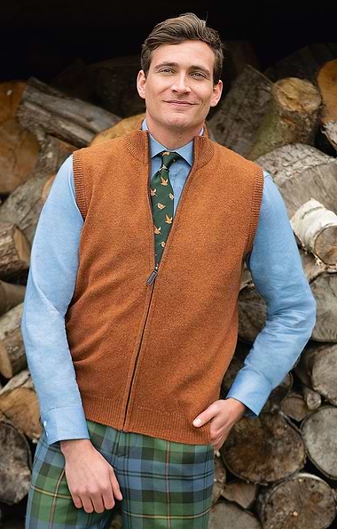 Men's Country Lambswool Gilet