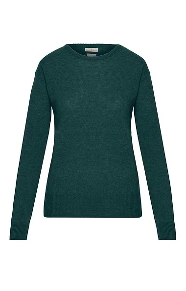 Ladies House of Bruar Lambswool Crew Neck Jumper