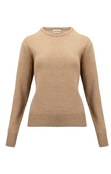 Ladies House of Bruar Lambswool Crew Neck Jumper