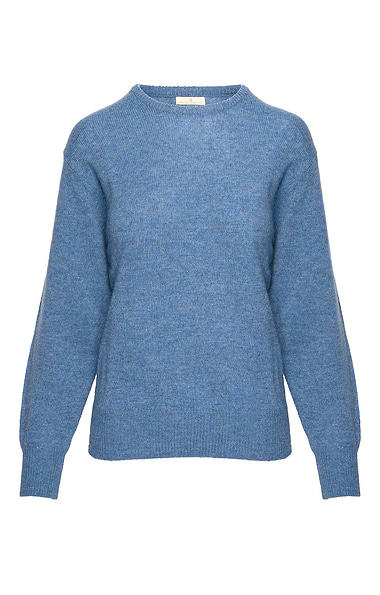 Ladies House of Bruar Lambswool Crew Neck Jumper