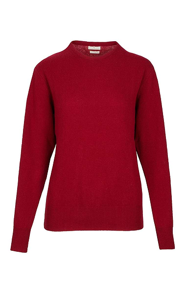 Ladies House of Bruar Lambswool Crew Neck Jumper