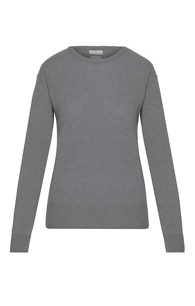 Ladies House of Bruar Lambswool Crew Neck Jumper