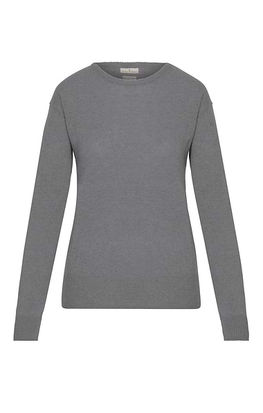 Ladies House of Bruar Lambswool Crew Neck Jumper