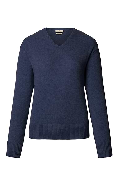 Ladies House of Bruar Lambswool V-Neck Sweater
