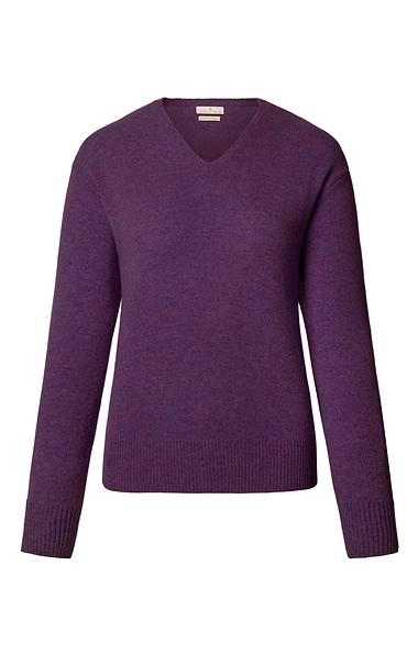 Ladies House of Bruar Lambswool V-Neck Sweater