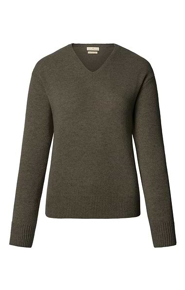 Ladies House of Bruar Lambswool V-Neck Sweater
