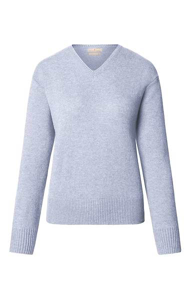 Ladies House of Bruar Lambswool V-Neck Sweater