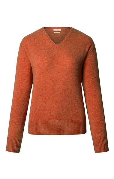 Ladies House of Bruar Lambswool V-Neck Sweater