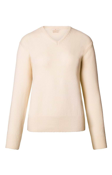 Ladies House of Bruar Lambswool V-Neck Sweater