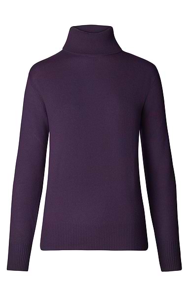 Ladies House of Bruar Lambswool Roll Neck