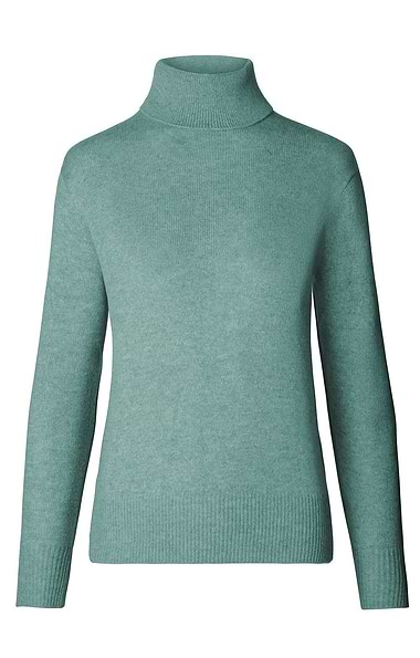 Ladies House of Bruar Lambswool Roll Neck