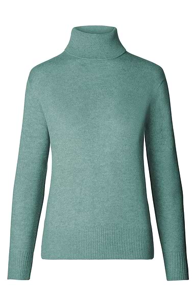 Ladies House of Bruar Lambswool Roll Neck