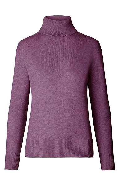 Ladies House of Bruar Lambswool Roll Neck